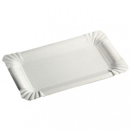 Assiette carton rectangulaire 200 x 270 mm