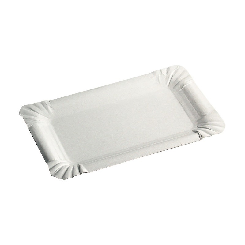 Assiette en carton de 330 x 230 mm pour consommer tous vos